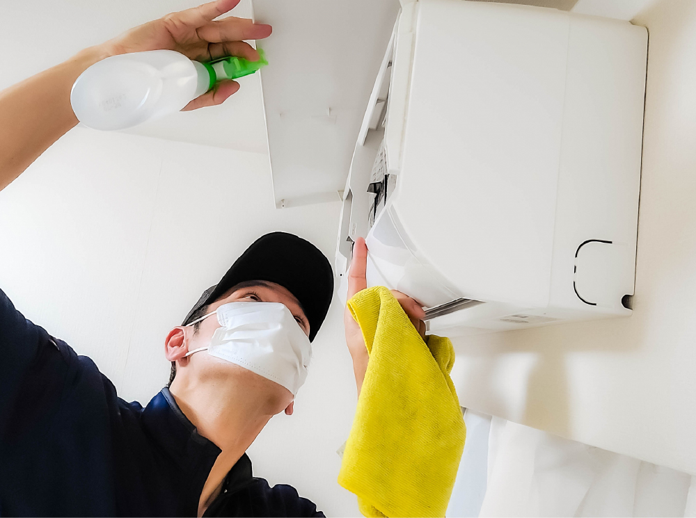 事例 1：エアコンの効きが悪い、ニオイが気になるを解決！