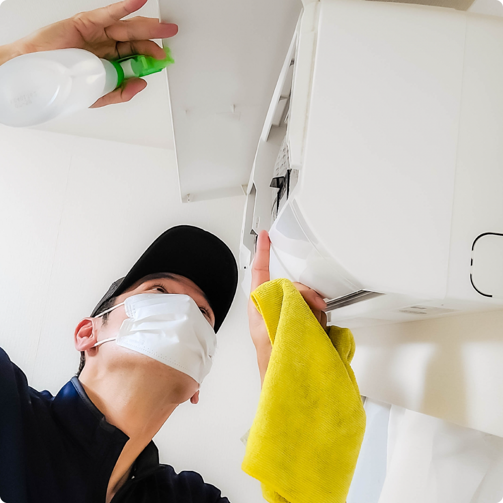 事例 1:エアコンの効きが悪い、ニオイが気になるを解決!