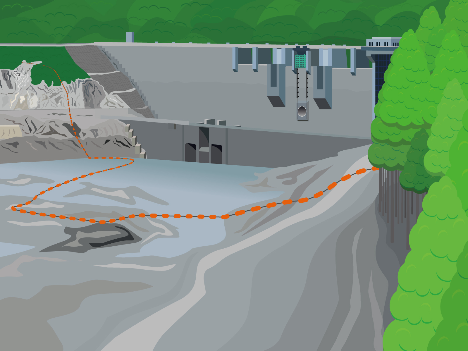 水不足を目の当たりにしました・・・