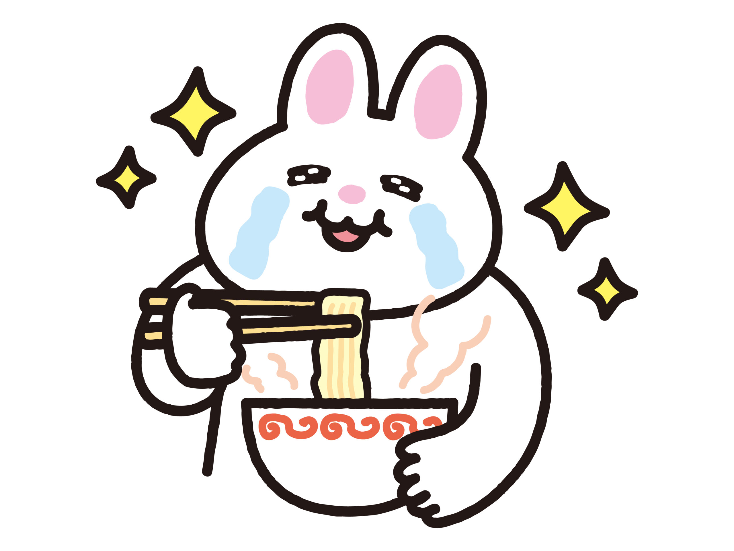 ラーメンに感動する