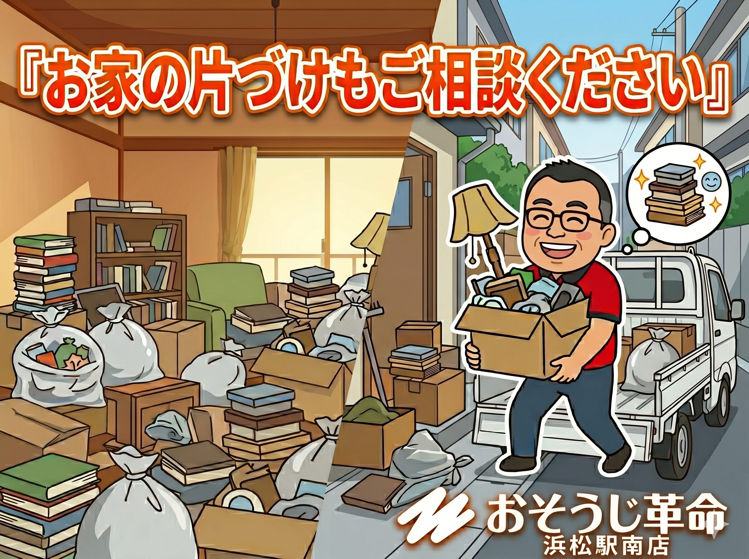 お家の片づけもご相談ください