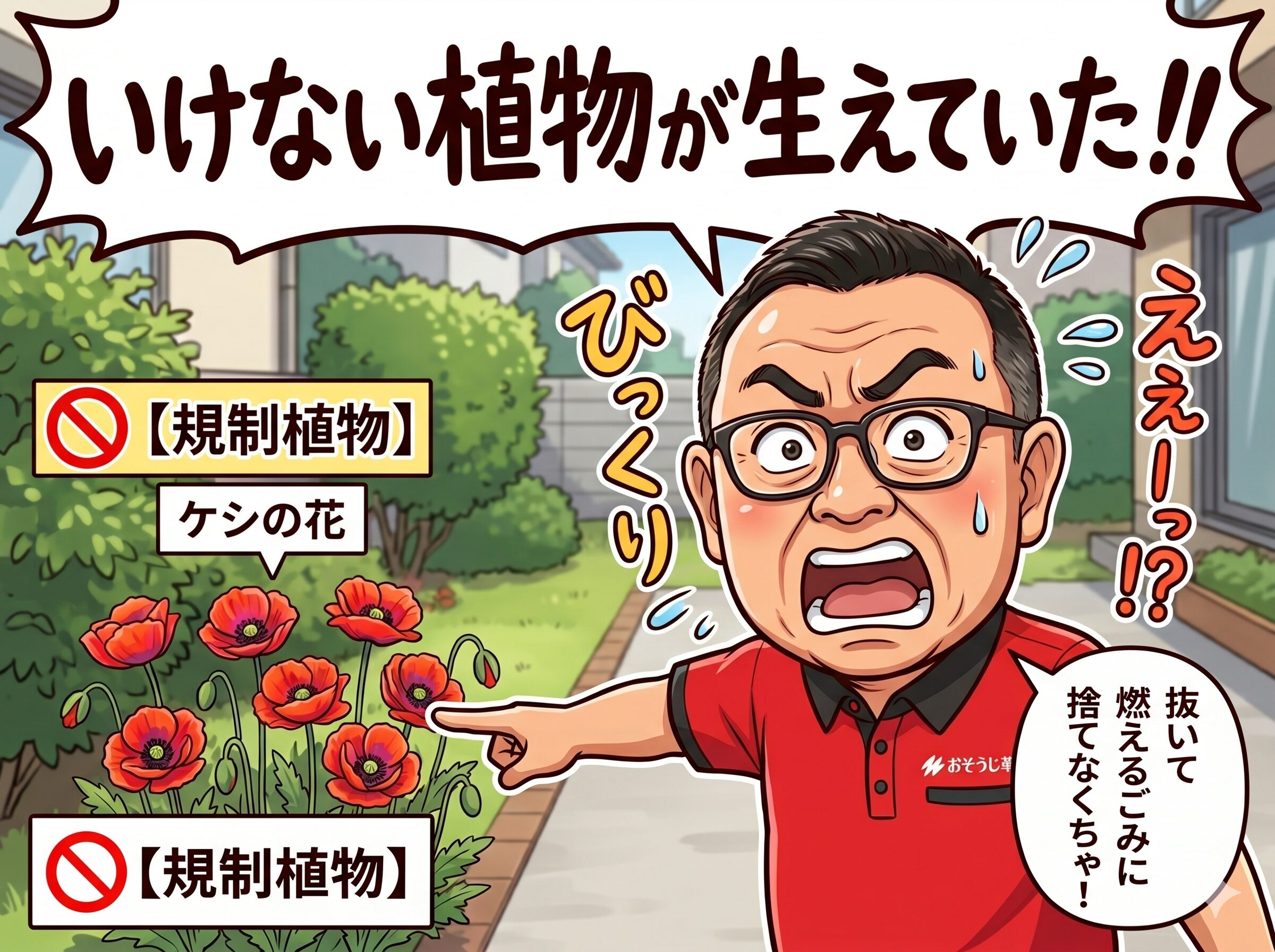 いけない植物が生えていた