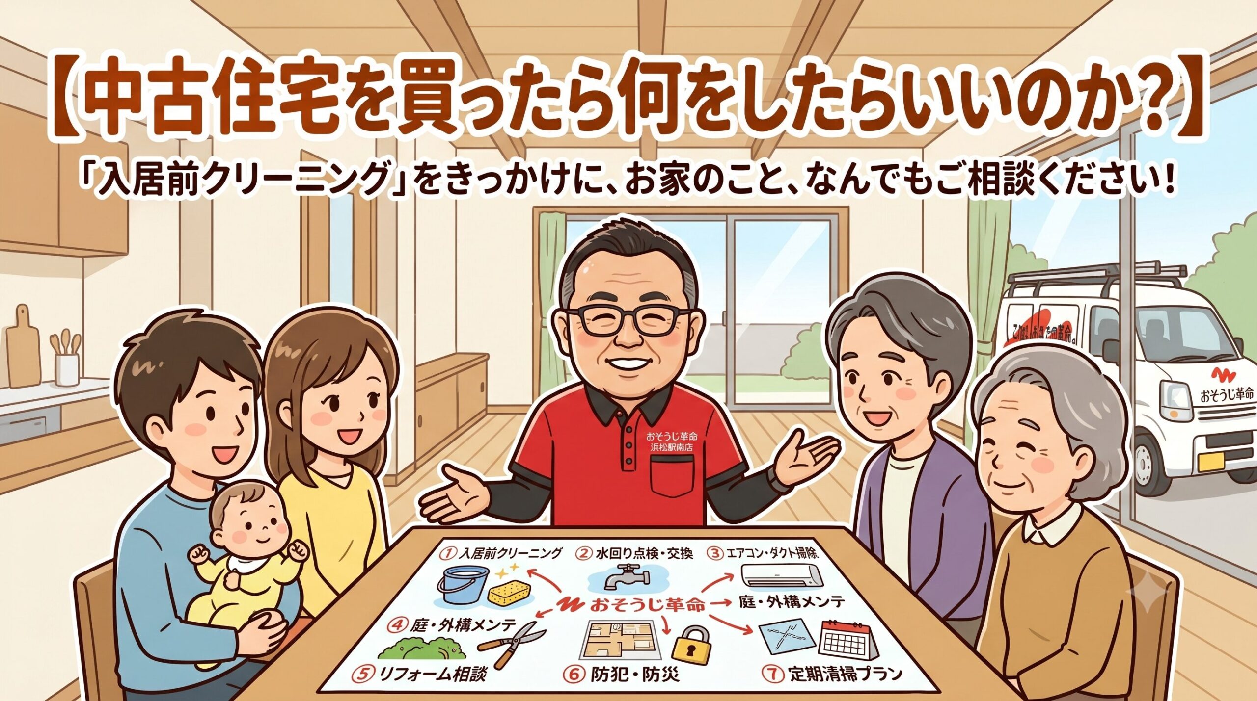 中古住宅を買ったら何をしたらいいのか？