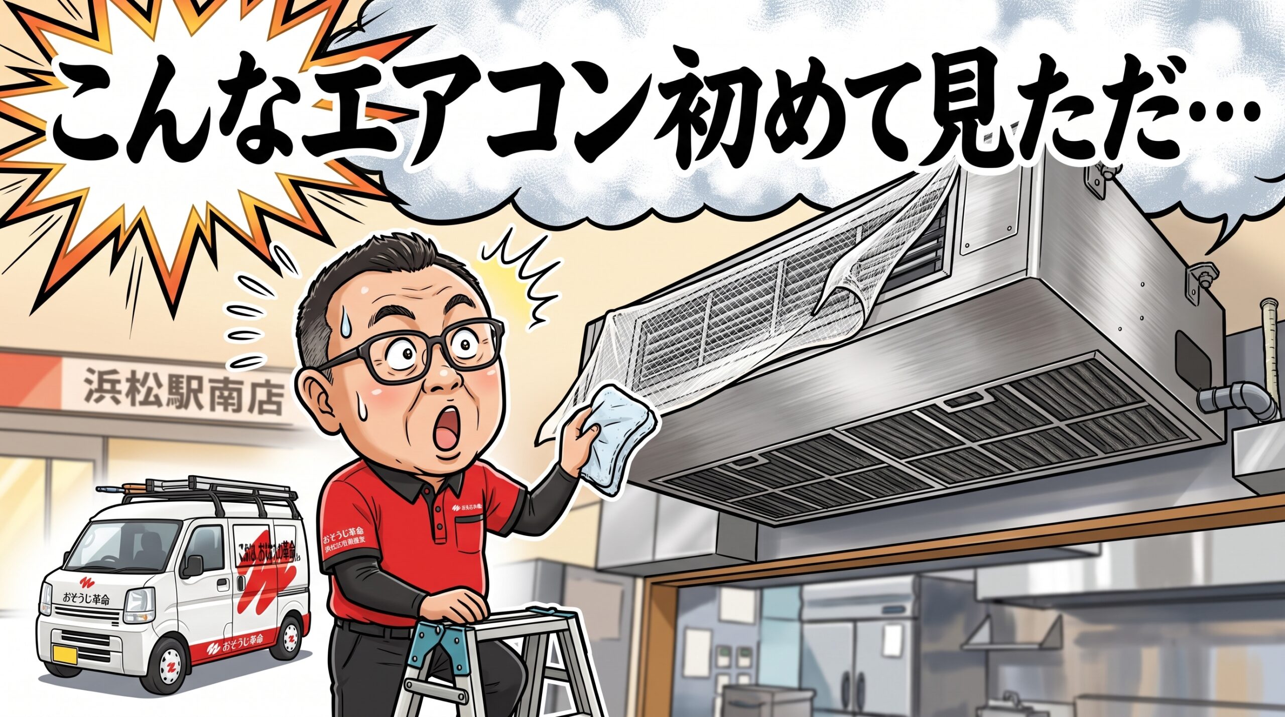 こんなエアコン初めて見ただ・・・