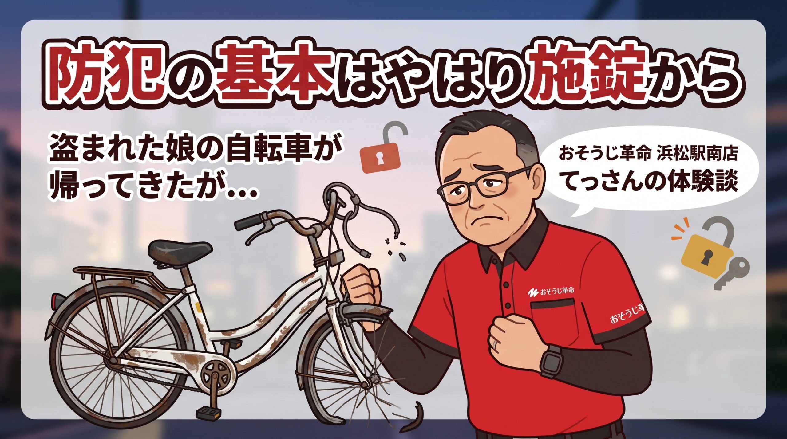 防犯の基本はやはり施錠から