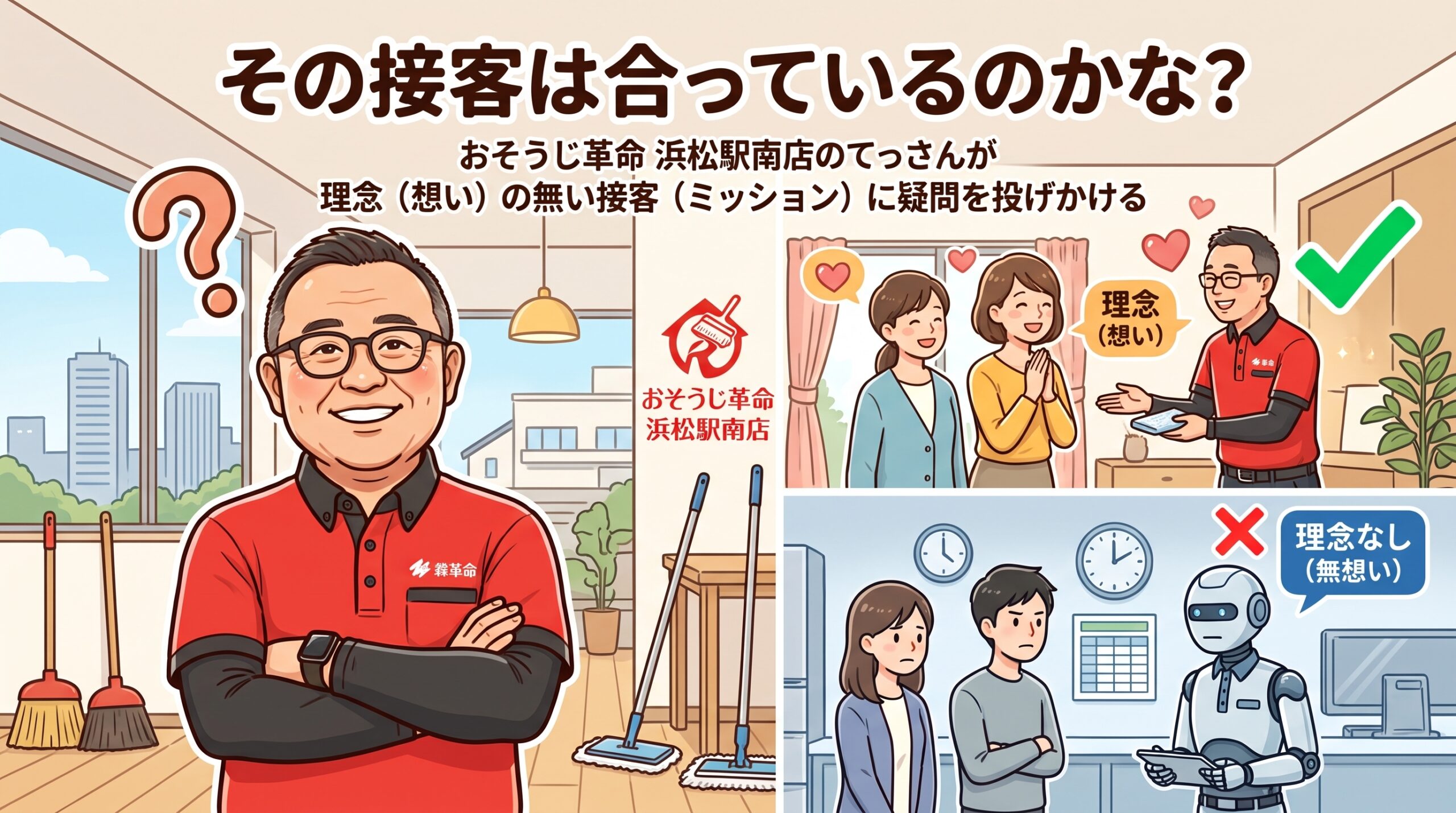 その接客は合っているのかな？