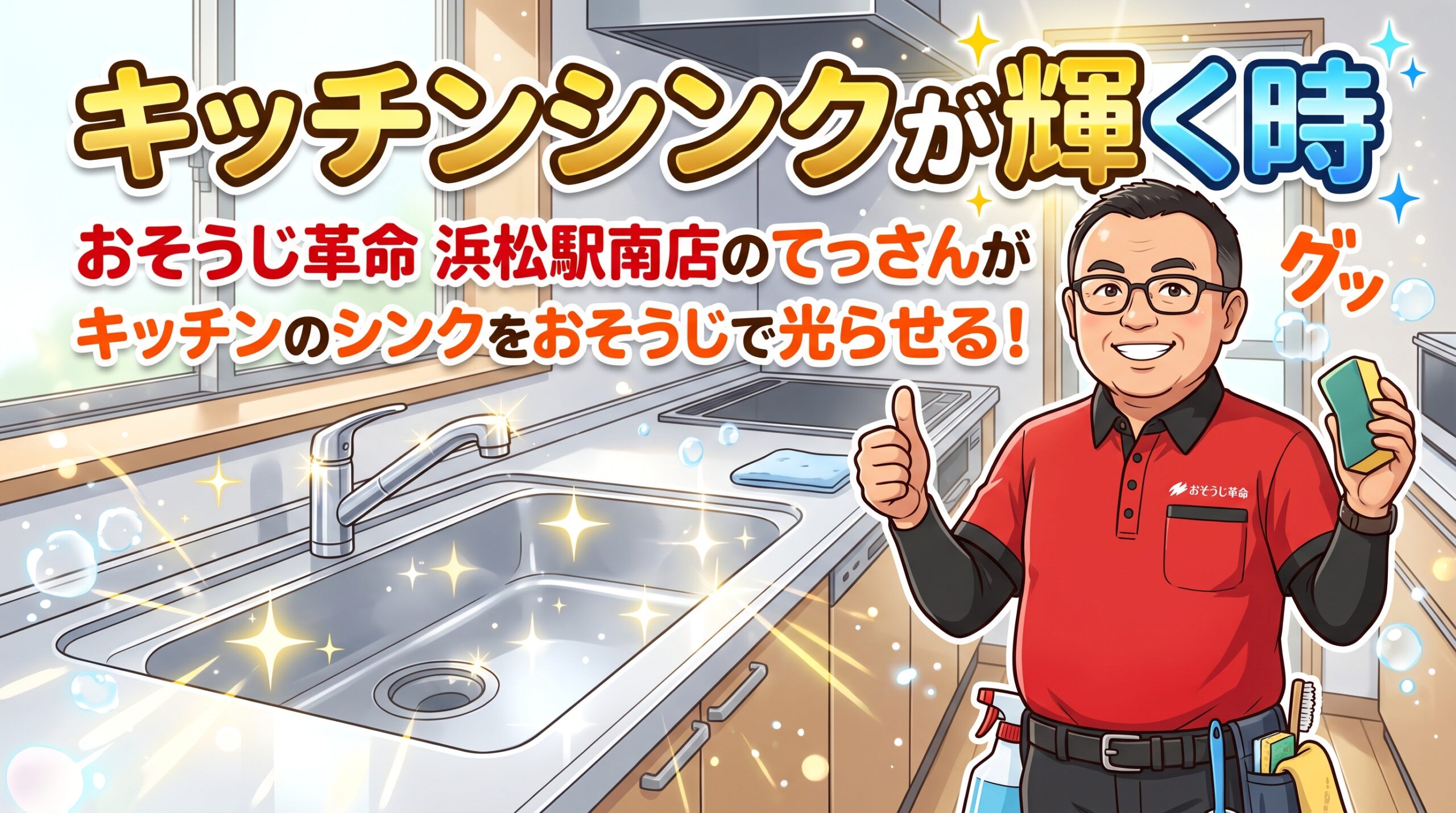 キッチンシンクが輝く時